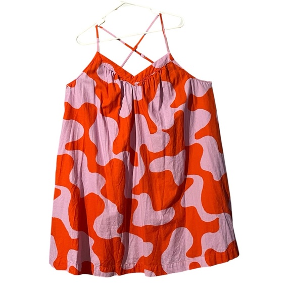 Ava & Viv Dresses & Skirts - Ava & Viv Lilac and Red Abstract Woven Sundress